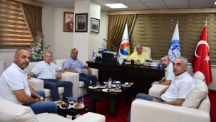 TUTSO başkanını Aydın ziyaretcileri