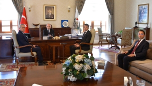 Yeni kaymakamlardan vali Karadeniz'e ziyaret