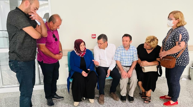 Acılı aileye CHP'gurup başkanı vekili Özel'den ziyaret