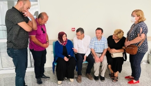 Acılı aileye CHP'gurup başkanı vekili Özel'den ziyaret