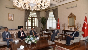 Akhisar ve Soma C.başsavcıları valiyi ziyaret etti