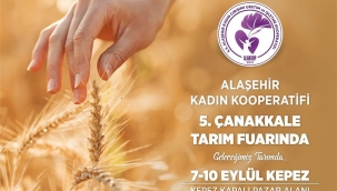 Alaşehir kadın kooparatifi Çanakkale tarım fuarında