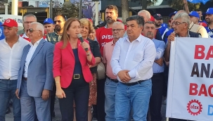 Baggi işcilerine CHP desteği