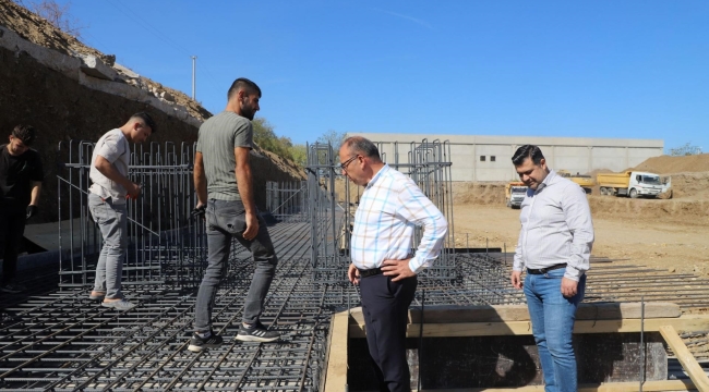 Başkan Akın yatırımları denetledi