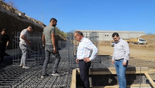 Başkan Akın yatırımları denetledi