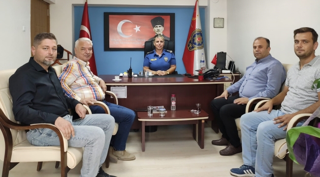 Başkan Bilgin'den emniyet müdürüne ziyaret
