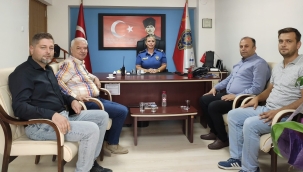 Başkan Bilgin'den emniyet müdürüne ziyaret
