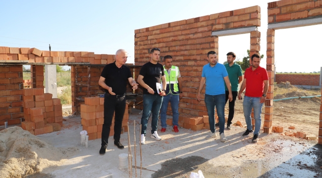 Başkan Bilgin yatırım alanlarını gezdi