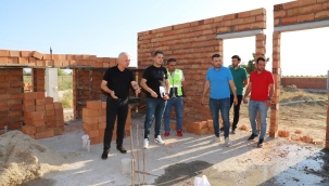 Başkan Bilgin yatırım alanlarını gezdi