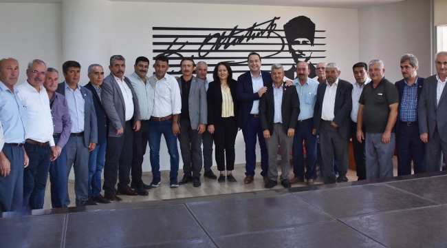 Başkan Dutlulu'ya mutarlardan teşekkür ziyareti