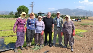 Başkan Yalvaç üreticileri ziyaret etti