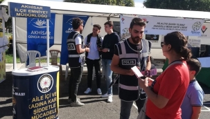 Bilim şenliğinde polis eğitim standı açtı