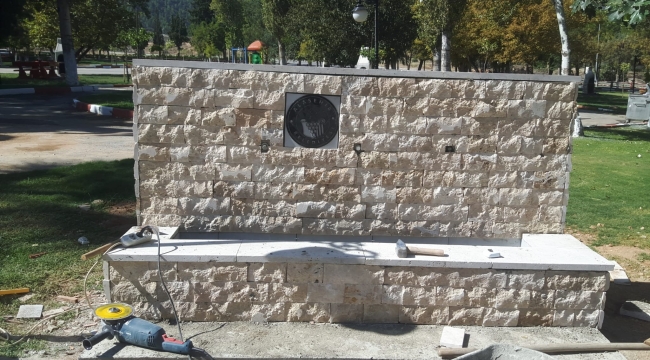 Çeşme yapımı sürüyor