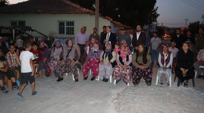 CHP,Akgedik'te kentsel dönüşüm mağdurlarını dinledi