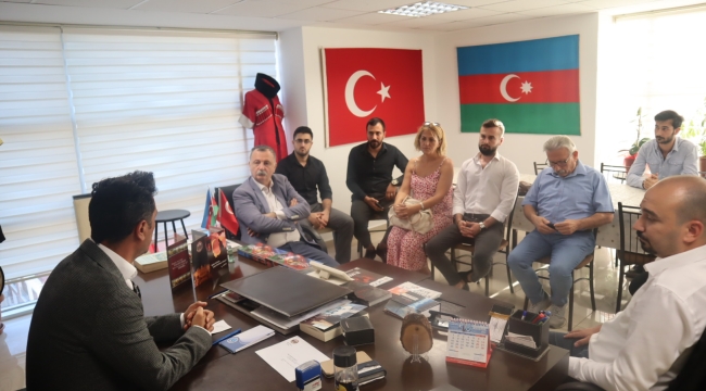 CHP'den Azerbaycan kültür ve dayanışma derneğine taziye ziyareti