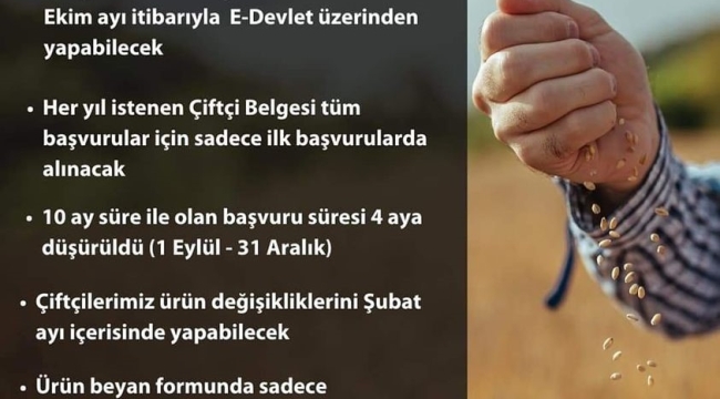 ÇKS yönetmenliğinde yapılan değişiklikle tarımda dijital dönüşüm