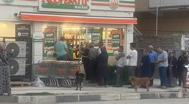 Demirci'de ucuzluk kuyruğu