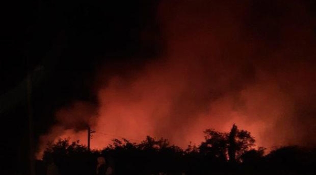 Elazığ'da orman yangını