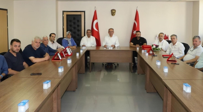 Hemşehri derneklerinden başkan Akın'a ziyaret 