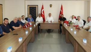 Hemşehri derneklerinden başkan Akın'a ziyaret 