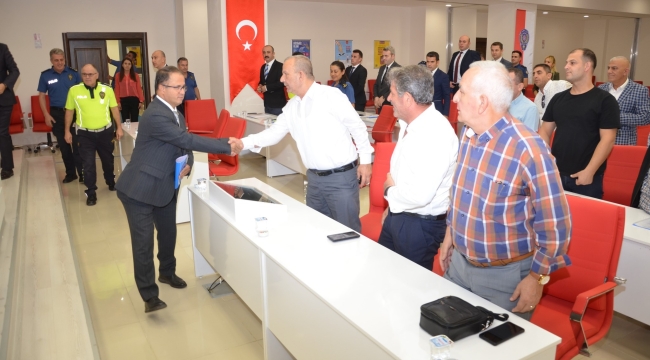 Huzur toplantısına 22 mahalle muhtarı katıldı