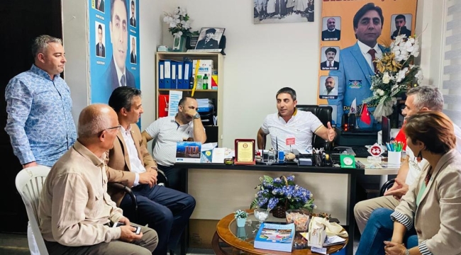 İYİ partiden muhtarlara ziyaret