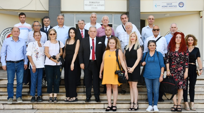 İzmir ege medya patformu üyeleri Turgutlu'da