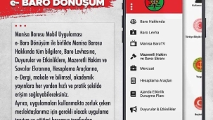 Manisa Barosu mobil uygulaması başladı