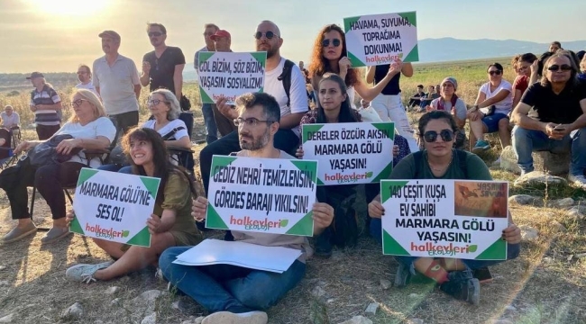 "Marmara Gölü Yaşasın"etkinliğine CHP'lilerde katıldı 