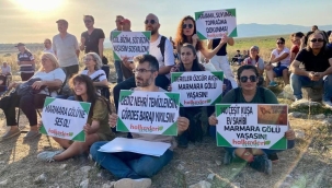 "Marmara Gölü Yaşasın"etkinliğine CHP'lilerde katıldı 