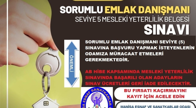 MESO:sınavında başarılı olanların sınav ücreti iade edilecek