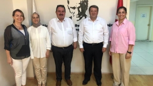 Muhtarlar muhtarlık işleri dairesini ziyaret etti
