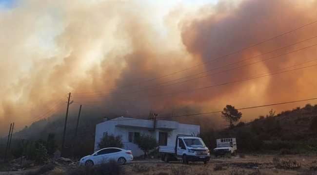  Orman yangınında Mersin-Antalya karayolu ulaşıma kapandı