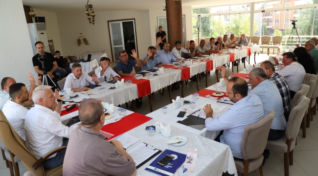 Saruhanlı belediyesi eylül ayı meclis toplantısı yapıldı