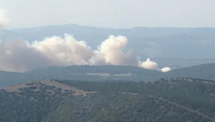 Soma'da yangın,tedbir amaçlı iki mahalle boşaltıldı