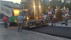 Sürücülere zorluk yaratan tren yolu kalktı,asfalt başladı