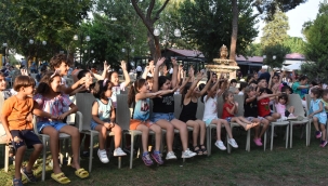Alaşehir festivalinde çocuklar unutulmadı