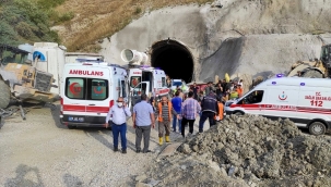 Tunelde göçük iki işci yaşamını yitirdi