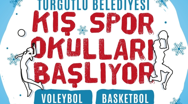 Turgutlu belediyesi'nin kış spor okulları başlıyor