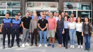 Wesley Sneijder,Başkan Bilgin'le 