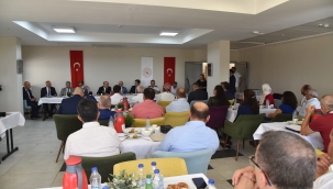 Yurt toplantısına müftü de katıldı