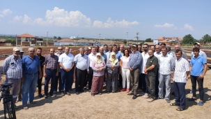 Zarar gören üreticilerin yardımına başkan Bilgin koştu