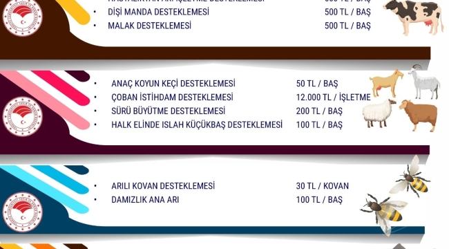 2022 hayvancılık destekleme