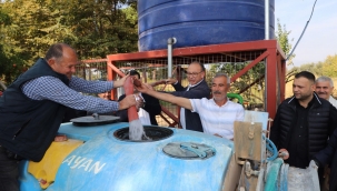 4.su dolum istasyonu Yeniköy mahallesine kuruldu