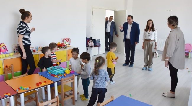 Akhisar belediyesi'nin 3.mahalle kreşi açıldı