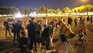 Akhisarlılar uzayı seyretti
