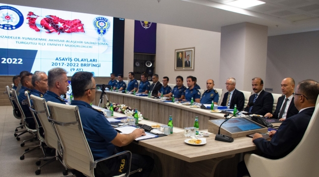 Asayiş değerlendirme toplantısı 