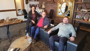 Başkan Akın Eryılmaz'ı ziyaret etti