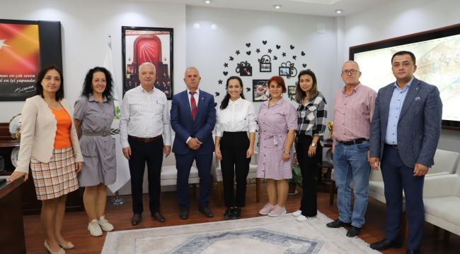 Başkan Bilgin'e teşekkür ziyareti