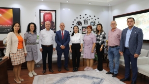 Başkan Bilgin'e teşekkür ziyareti